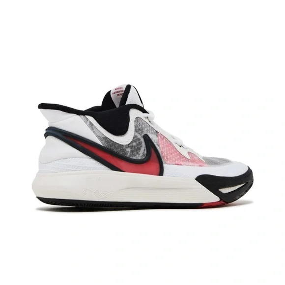 NIKE KYRIE 8 GO GS 'WHITE UNIVERSITY RED-BLACK’ NiB 4.5Y - Picture 3 of 15